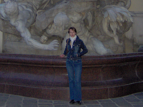 Zuzana bei der Hofburg