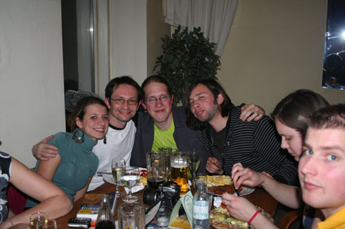 Niki, Darek, myself, Andy, Silvia, Christoph