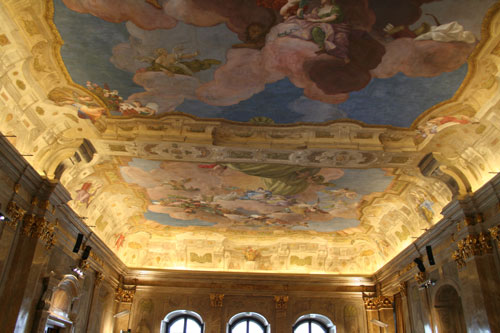 Watch that ceiling painting!