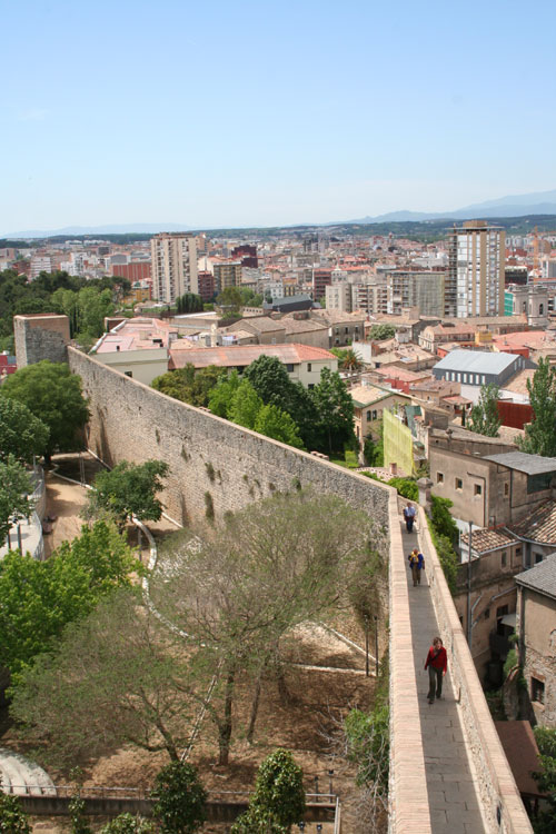 City wall of Girona