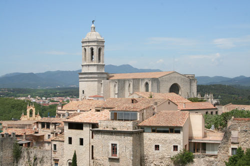 Cathedral of Girona close view