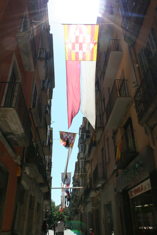 City flag of Girona