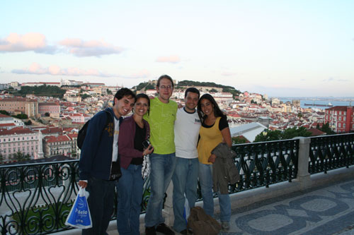 My friends in Lisboa (from Brazil)