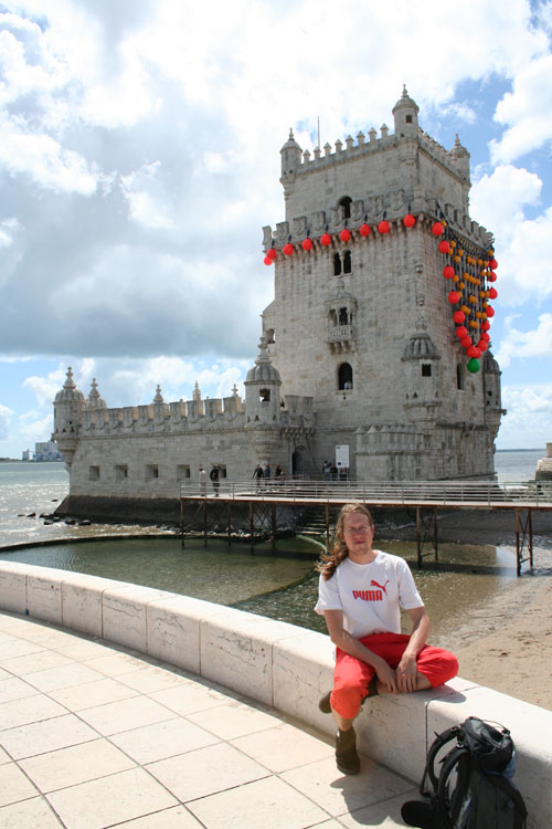 Me at a (fancy) Torre de Belém