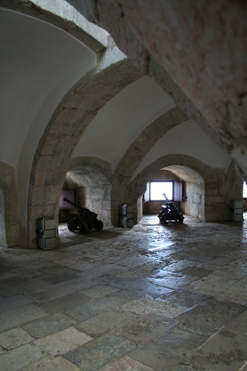 Inside of the Torre de Belém