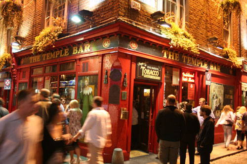 The famous Temple Bar!