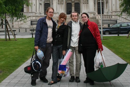 From left to right: Dominik, Iwona, Wim, Kathy