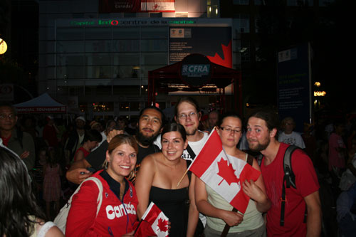 Canada day with friends of Deanna!
