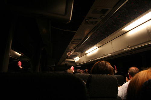 Nightbus from Montreal to Toronto - I spent almost seven hours there...