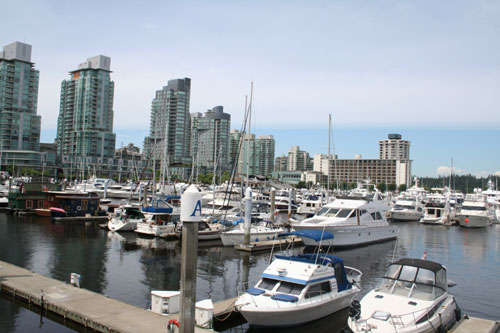 A small harbour close to Stanley park