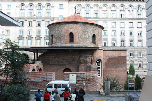 A former Roman thermae - Now it's  St. George Rotunda curch