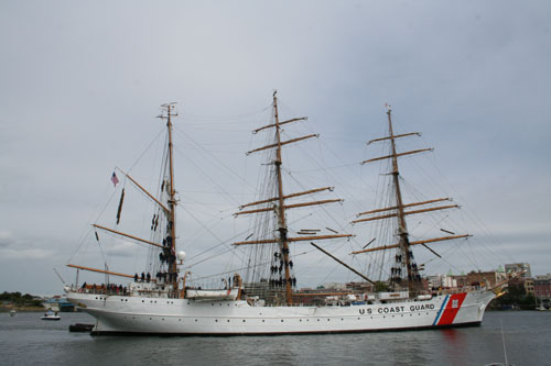 U.S. Coast Guard - The largest ship on this festival